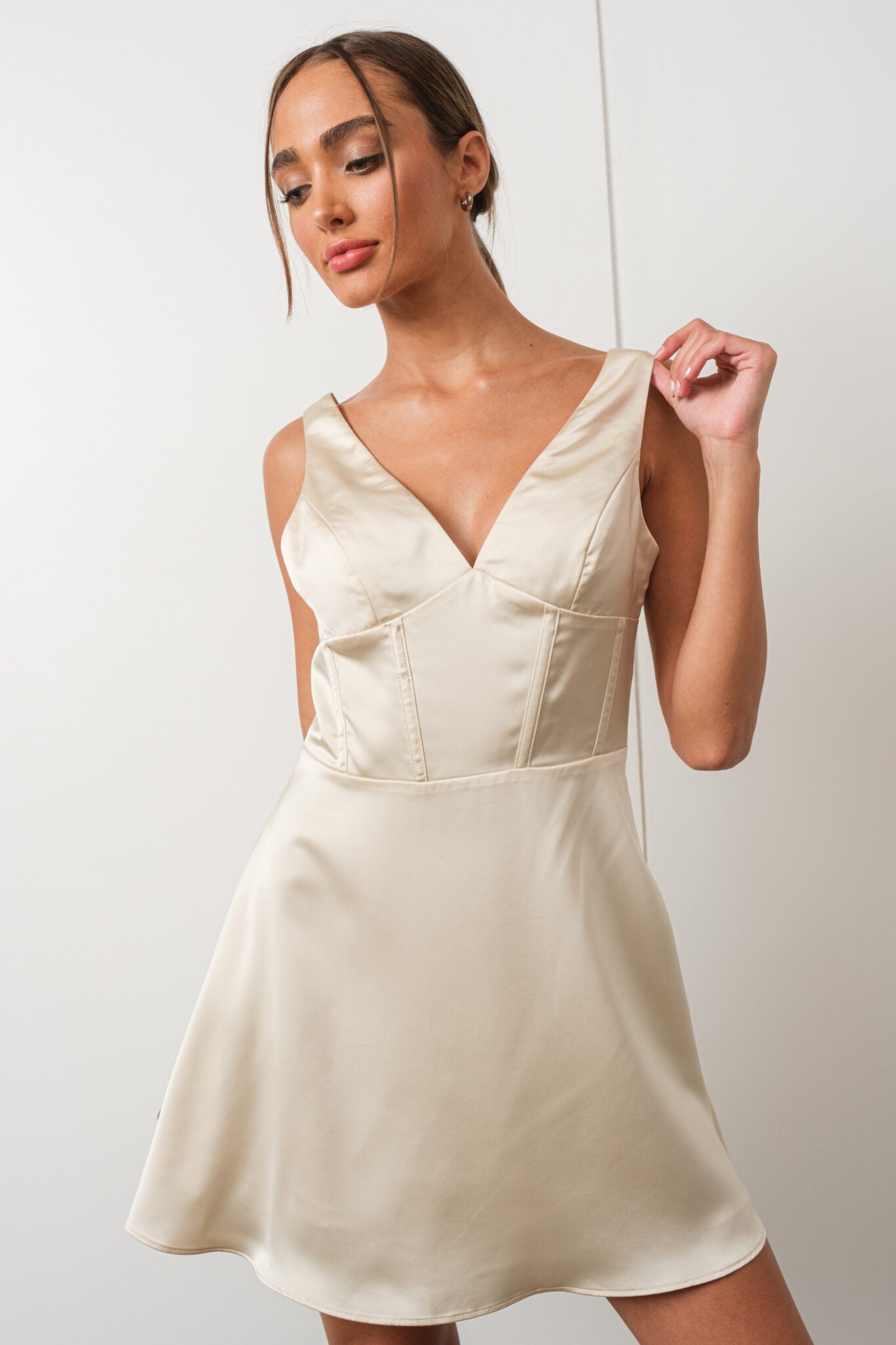Oddly Yours Silk Dress