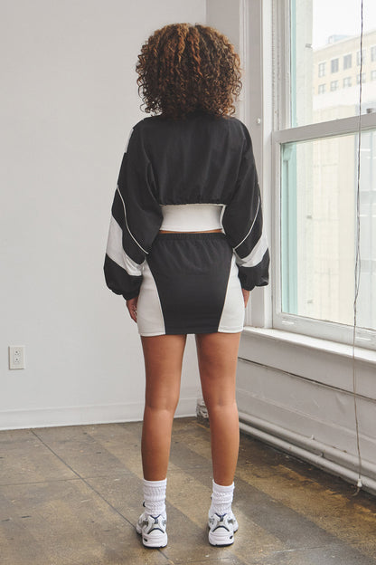 Track Girl Jacket & Skirt Set