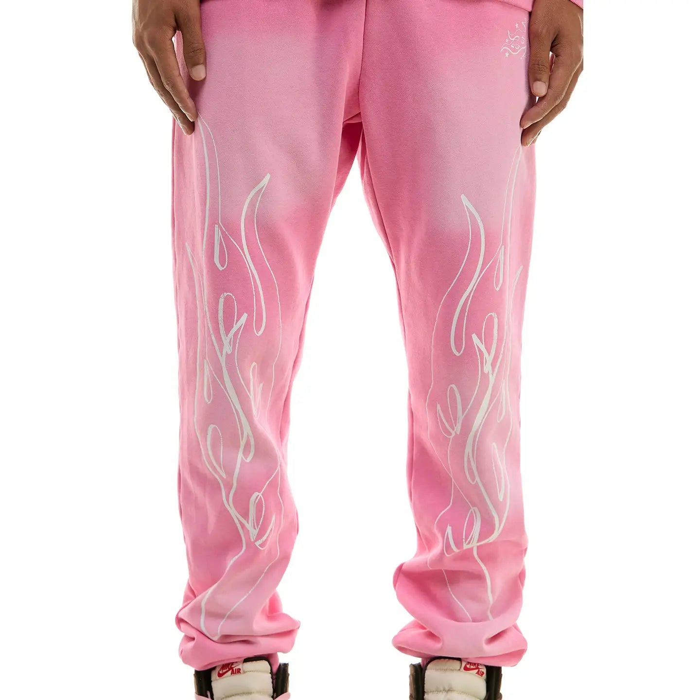 Pink tape Sweatsuit Set