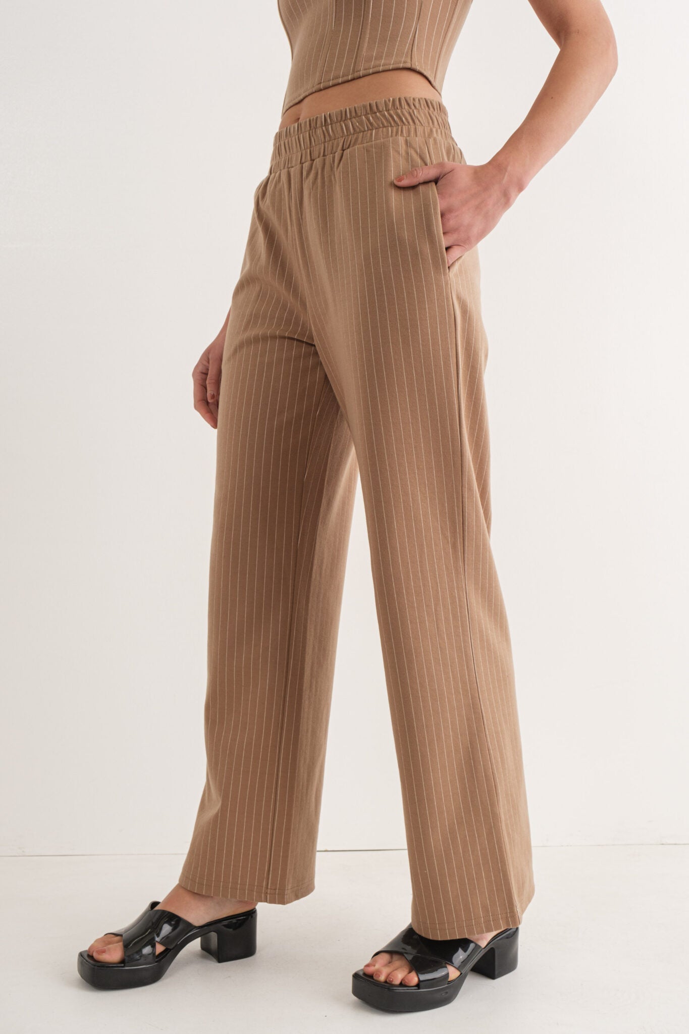 Hardly Working Stripped Sweatpants