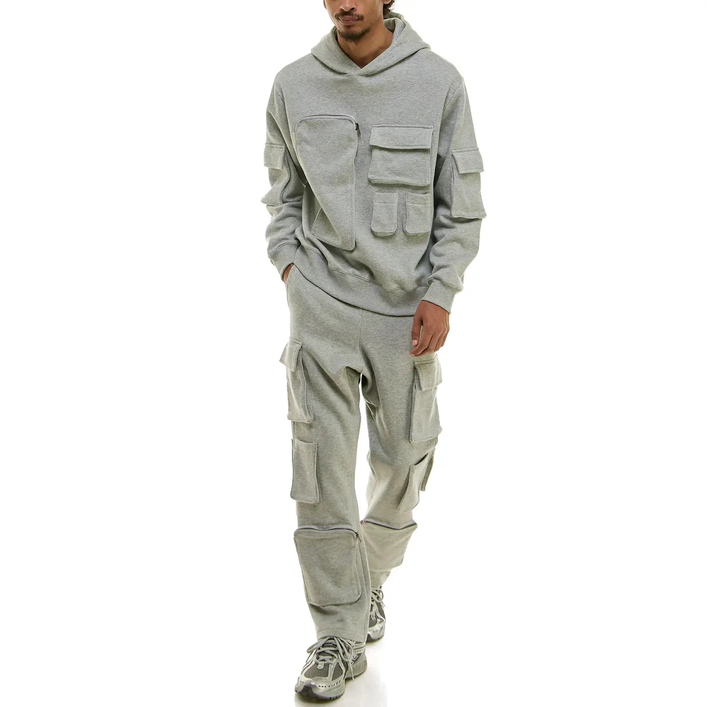 Squared Sweatsuit Set