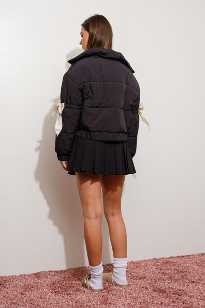 Bow Baby Puffer Jacket