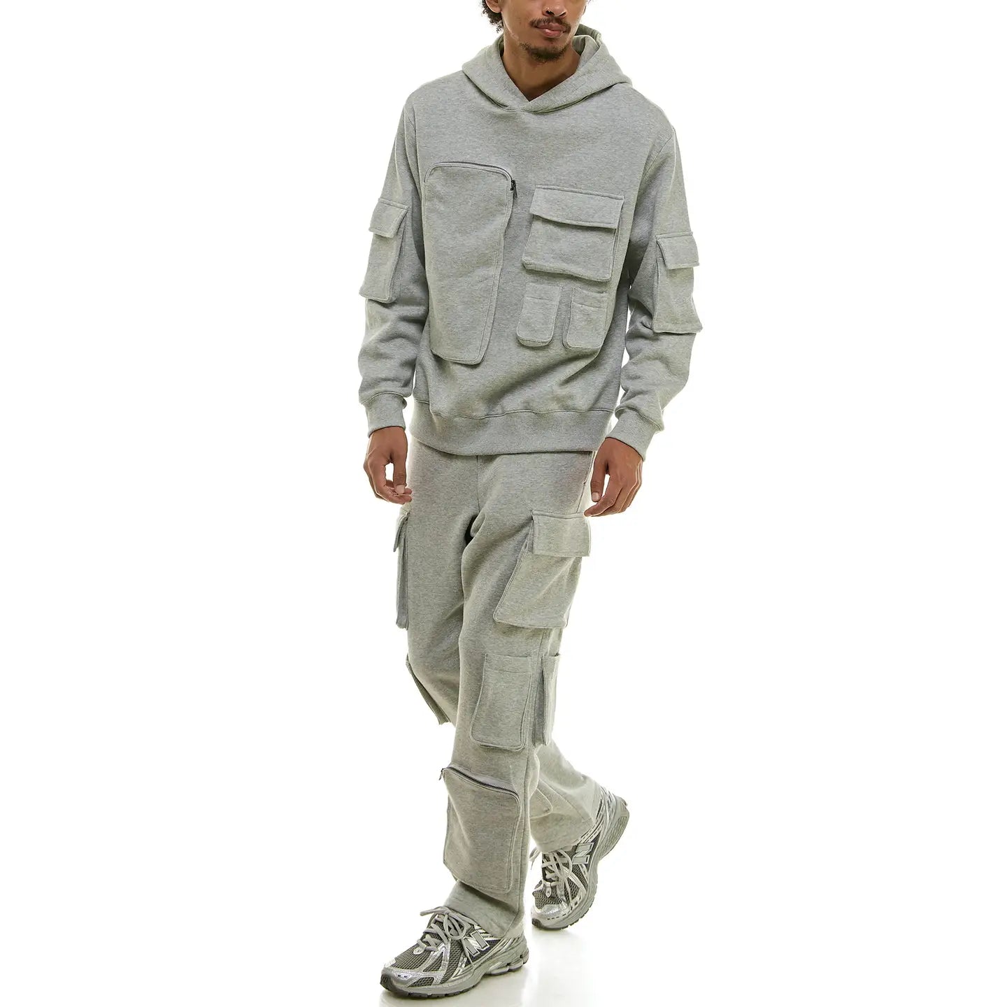 Squared Sweatsuit Set