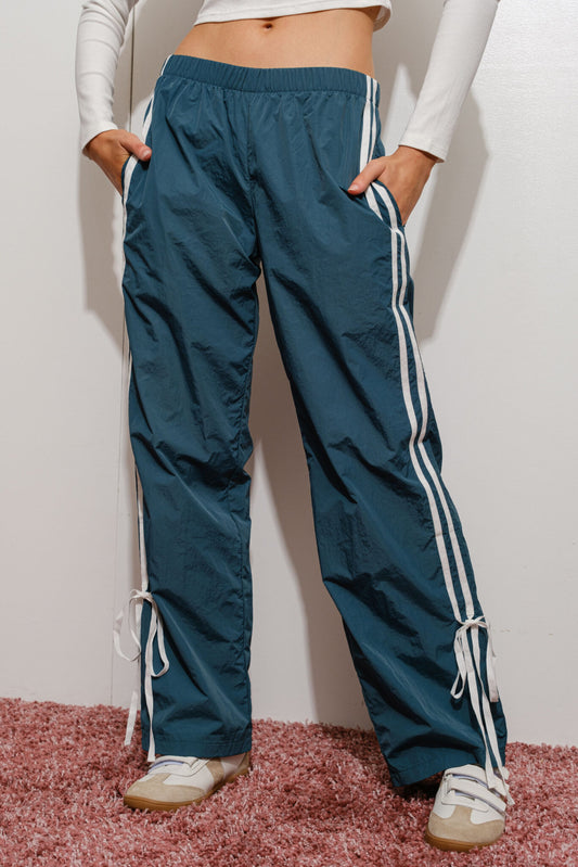 Track Star Stripped Fleece Sweatpants