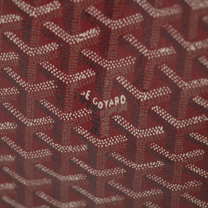 Goyard Red Herringbone Saint Louis PM w/ Pouch