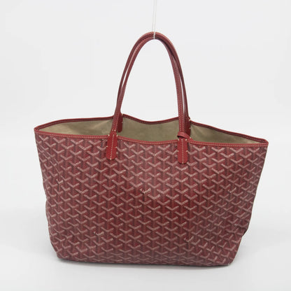 Goyard Red Herringbone Saint Louis PM w/ Pouch